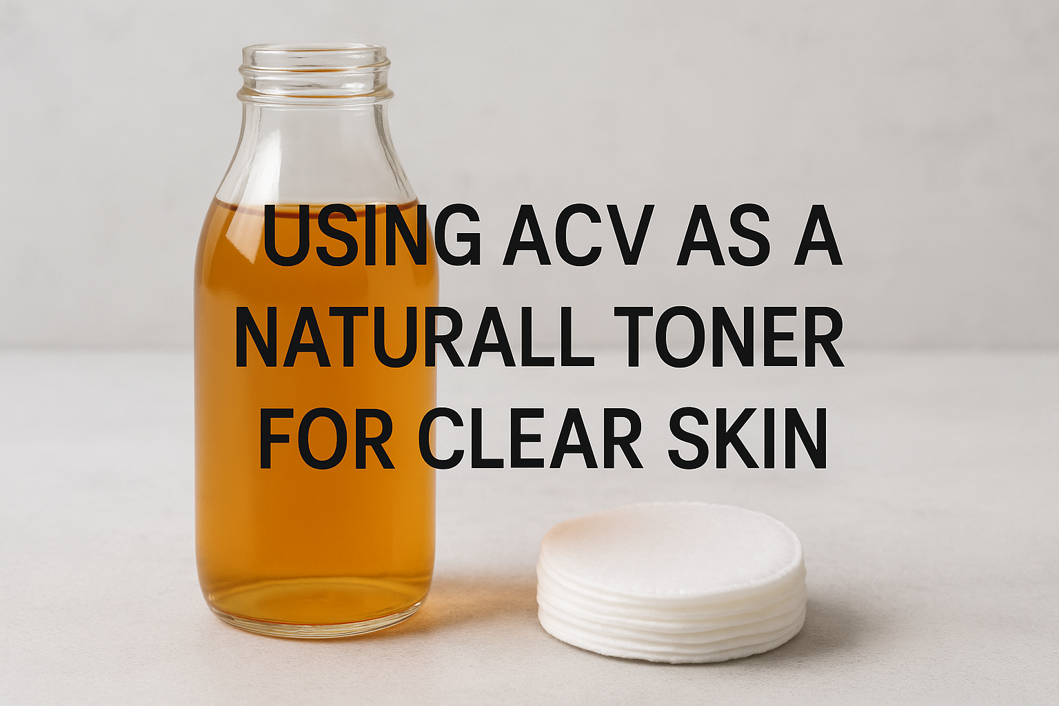 Using ACV as a Natural Toner for Clear Skin
