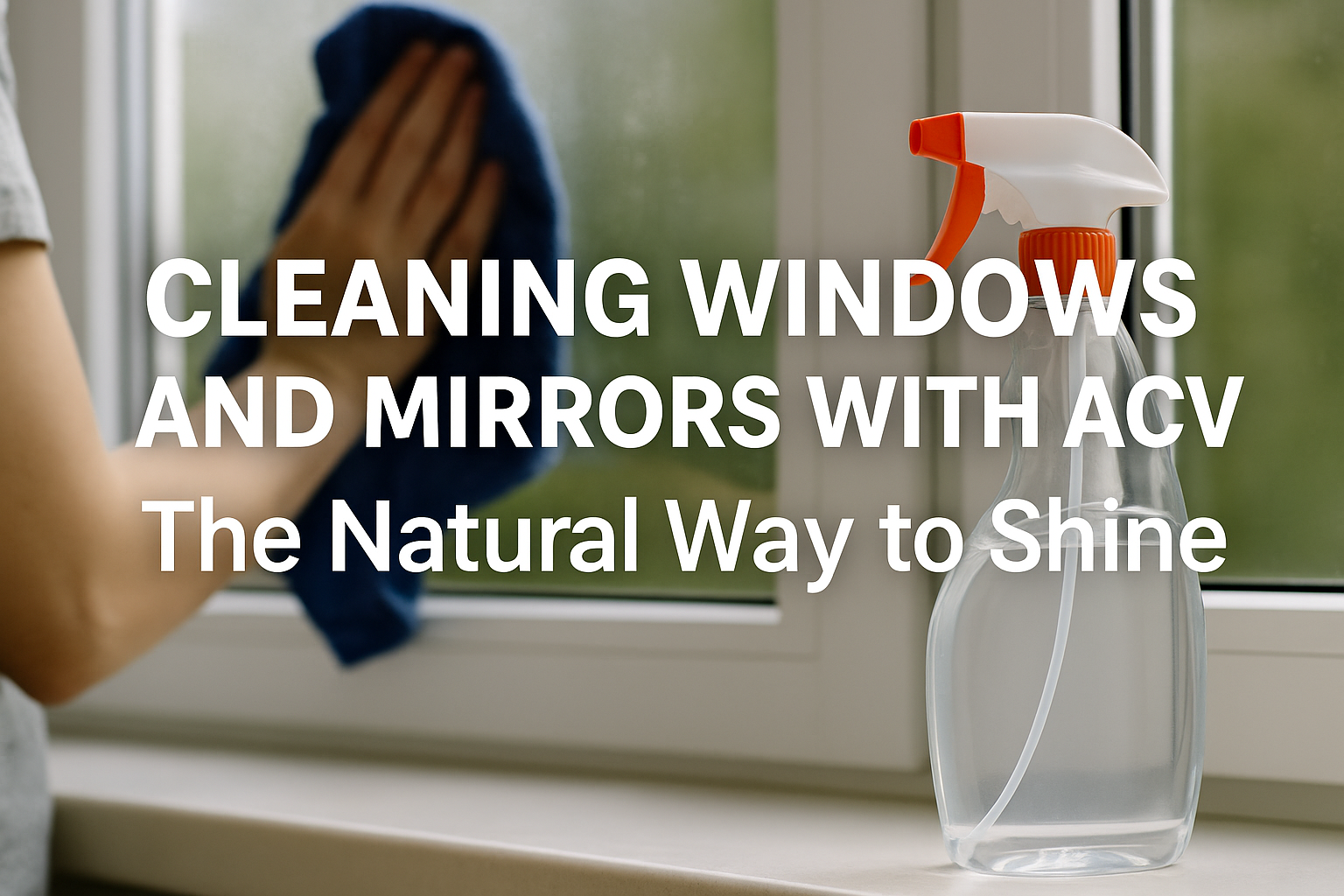 Cleaning Windows and Mirrors with ACV